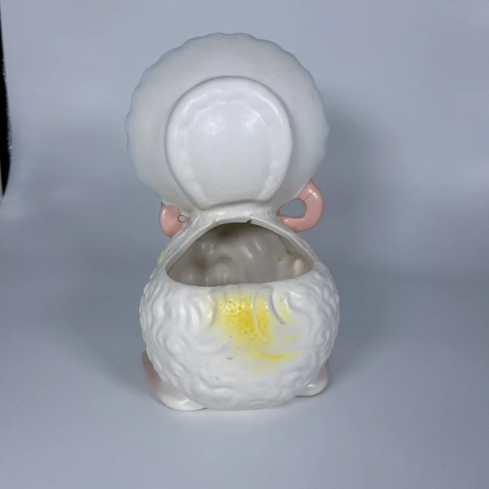 Vintage Mid Century Anthropomorphic Baby Duck Planter Japan 7x4 Repaired‎